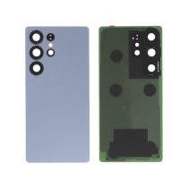 Vitre Arrière Titane Bleu Argenté Galaxy S25 Ultra (S938B) (Sans logo)