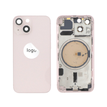 Châssis Complet (Coque Arrière Pré-montée) Rose iPhone 13 Mini (Pulled B)