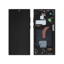 Ecran Complet Gris Galaxy S22 Ultra (S908) (Soft OLED)