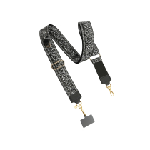 FAIRPLAY Chaine Longue 120cm PERLA (Gris/Noir)