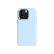 RHINOSHIELD Coque SolidX MagSafe iPhone 15 Plus (Bleu Glacier)