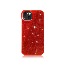 Coque Glitter iPhone 16 Plus (Rouge)