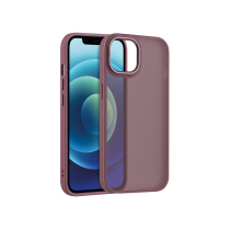 Coque Satin Matte iPhone 15 Pro (Rouge Bordeaux)