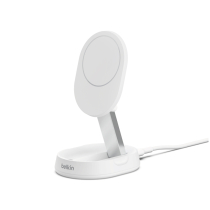 BELKIN Support de recharge magnétique Qi2 et pliable (15W) (Blanc) (Sans secteur)