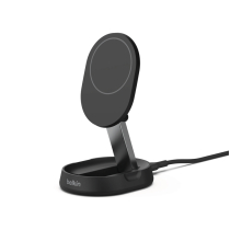 BELKIN Support de recharge magnétique Qi2 et pliable (15W) (Noir) (Sans secteur)