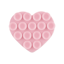 Support Ventouse Coeur (Rose)