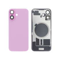 Vitre Arrière Rose iPhone 16 (Avec MagSafe) (Sans Logo)