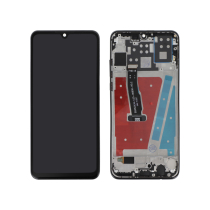 Ecran Complet Noir Huawei P30 Lite (avec châssis)