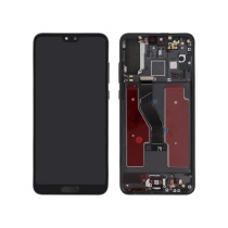 Ecran Complet Noir Huawei P20 Pro (avec châssis) (ReLife)