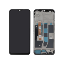 Ecran Complet Noir Oppo A16s (Avec châssis) (ReLife)