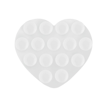 Support Ventouse Coeur (Transparent)