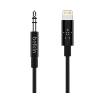 BELKIN Câble Jack 3,5mm vers Lightning MFi 0,9m (Noir)