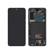 Ecran Complet Gris OLED Galaxy S21 5G (G991B) (Avec châssis)