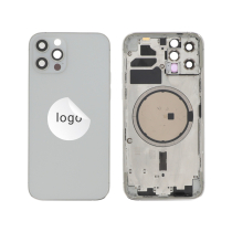 Vitre Arrière Argent iPhone 12 Pro (Pulled B)